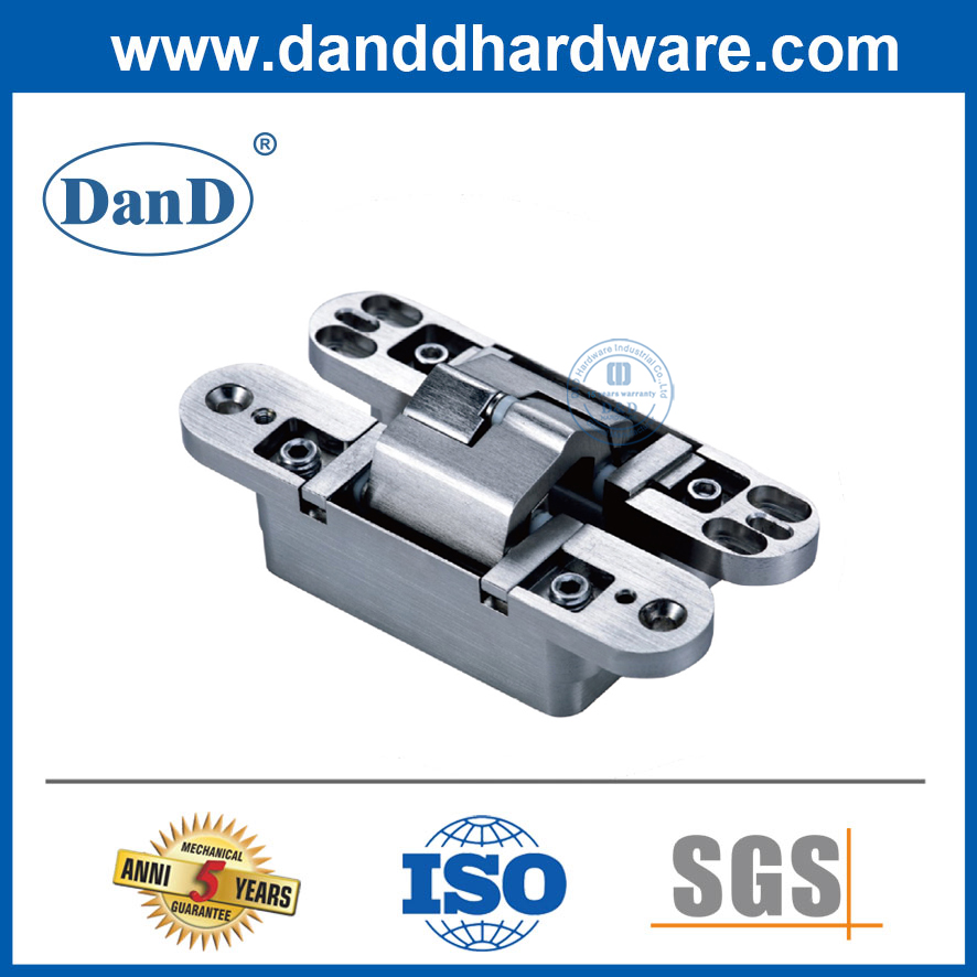 Degree Adjust Hinge Stainless Steel Middle Duty D Hidden Hinge For