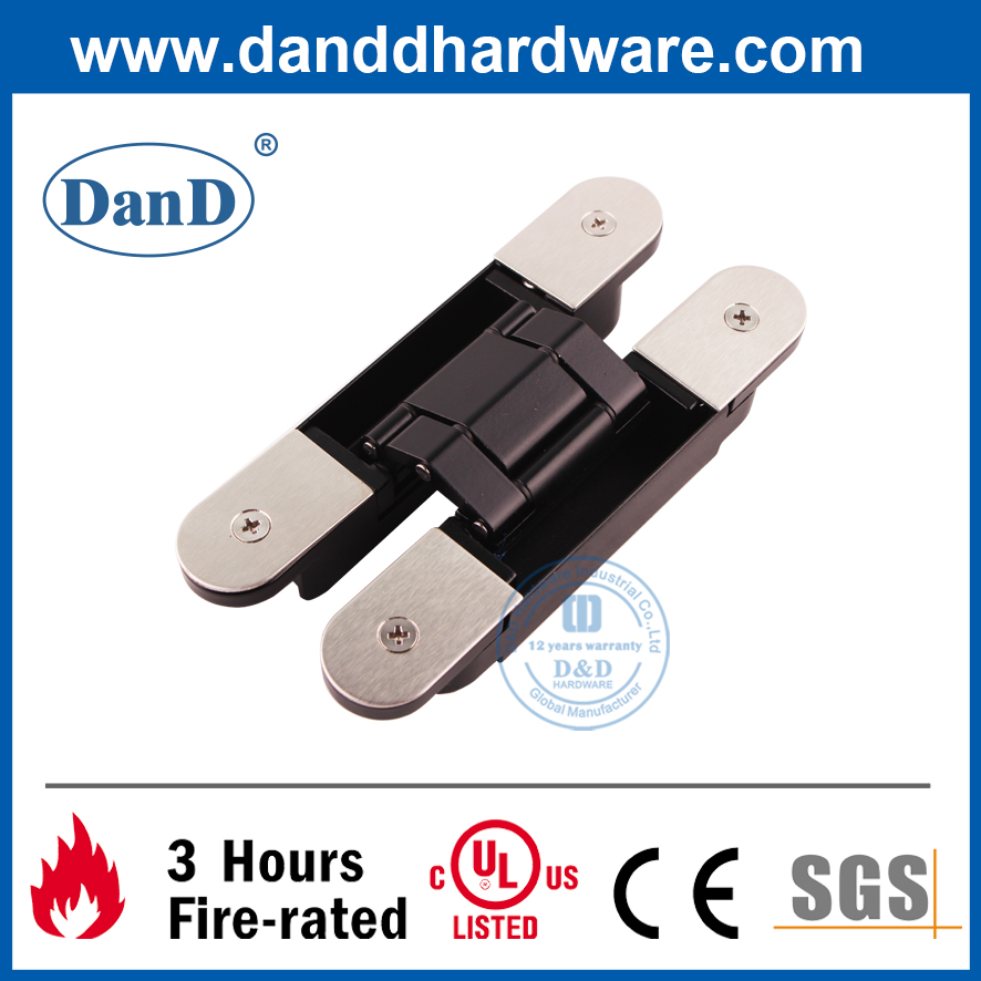 Zinc Alloy 3D Adjusting Invisible Door Hinge for Apartment Building