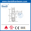 Stainless Steel 304 Fire Emergency Door Escutcheon Lever Trim-DDPD015