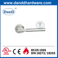SUS304 Silver Solid Casting Lever Handle for Passage Door-DDSH046
