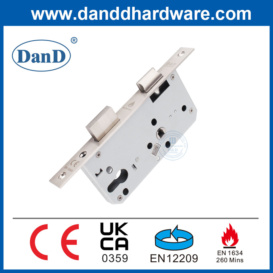 BS EN12209 Front Door Hardware Lock Set Mortise Door Lock for European Market-DDML009-5572