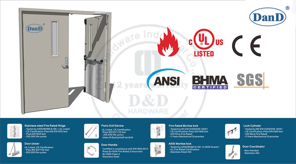 Do fire doors need the fireproof hardware? danddhardware