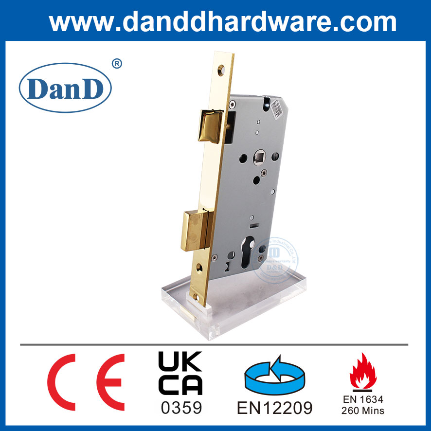 CE 2 Bolts Metal Mortise Lock Wooden Door Handles Lock Cylinder Lock ...