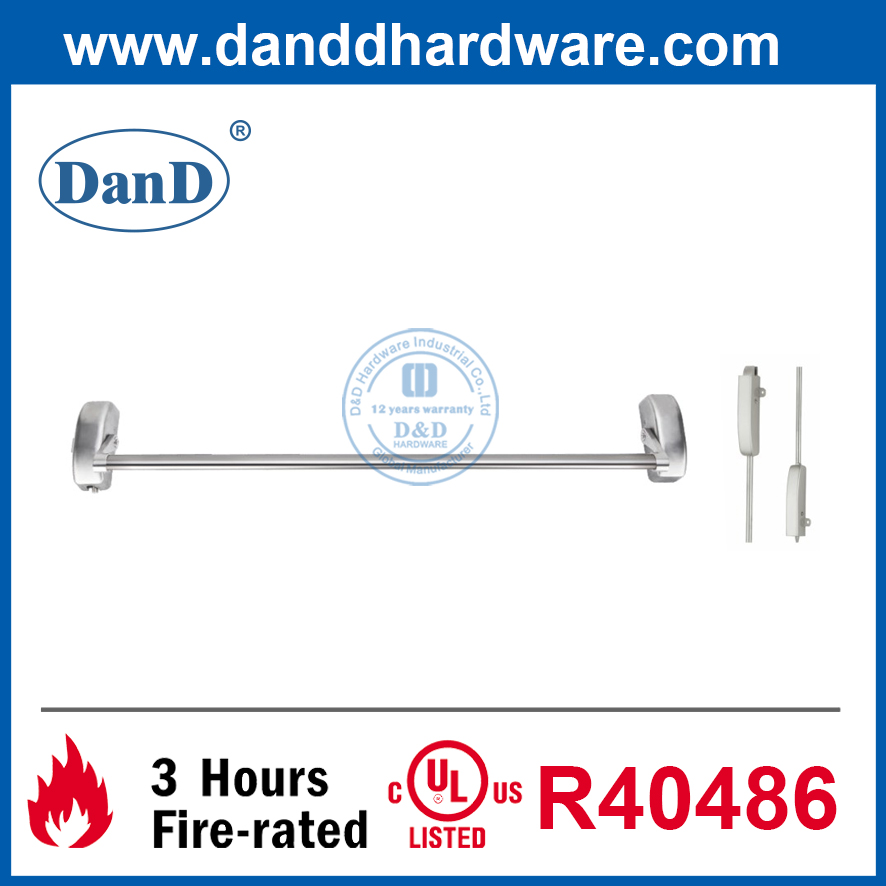 Stainless Steel 304 Commercial Door Press Type Panic Push Bar-DDPD021