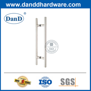 SS304 Security Back to Back T Bar Glass Door Pull Handle-DDPH001