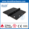 UL Certification SS304 Matt Black NRP Round Corner Wooden Door Hinge-DDSS058