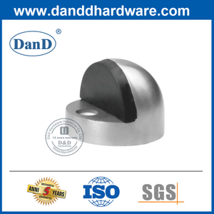 Silver Zinc Alloy Floor Mounted Type Front Door Stopper-DDDS002