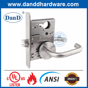 SUS304 ANSI Grade 1 Latchbolt Closet Passage Door Lock -DDAL01