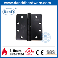 Stainless Steel 316 Black NRP Mortise Round Fire Door Hinge with UL Listed-DDSS058