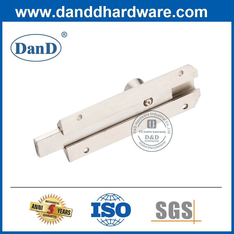 Brass Barrel Type Tower Bolt Latch for Interior Door-DDDB017