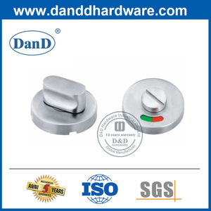 Stainless Steel Thumbturn and Release with Indicator for Toilet-DDIK002