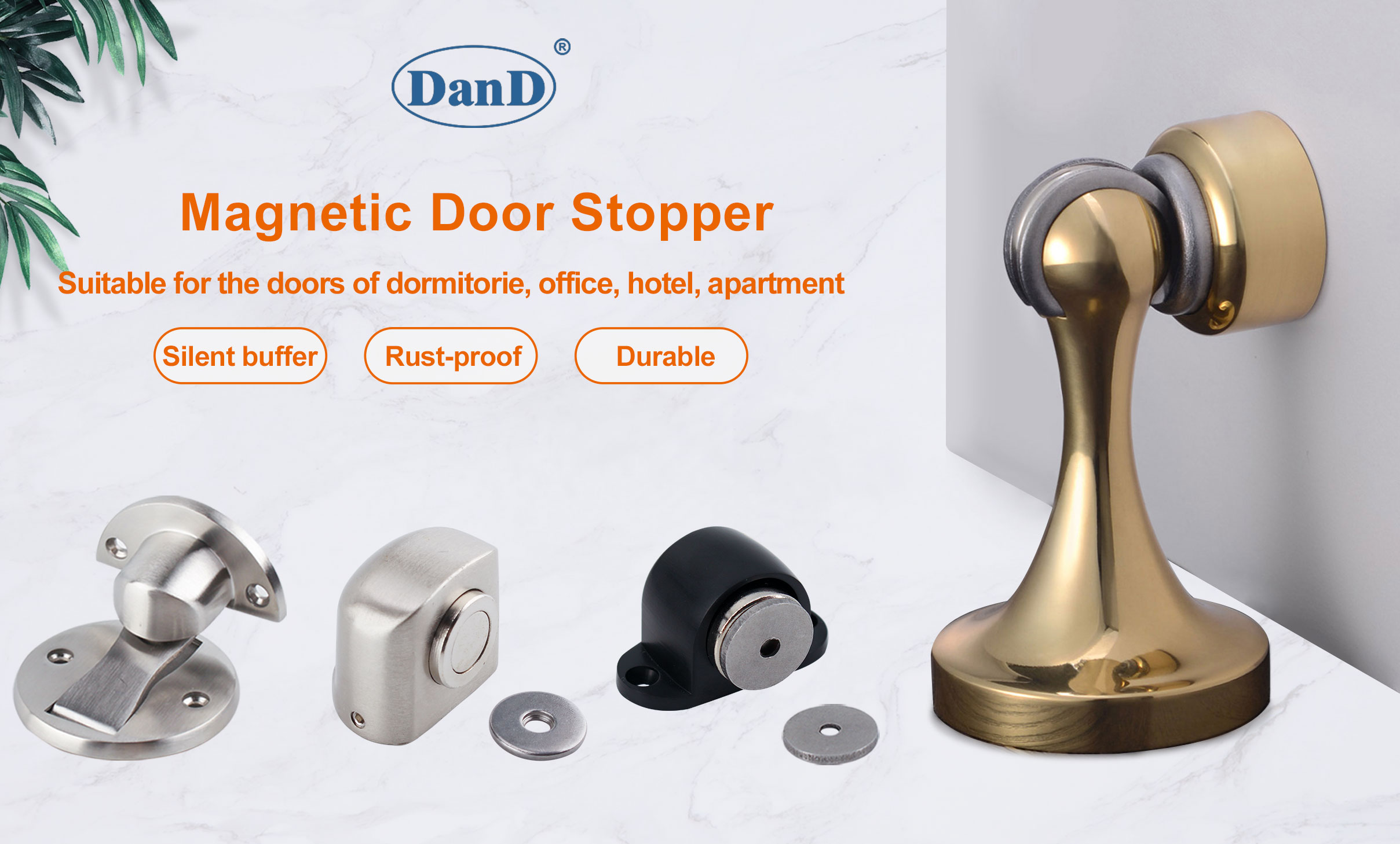 Door Stopper Cylindrical Floor Mount Door Stop,Brushed Door Stoppers With  Rubber Door Stops Modern Wall