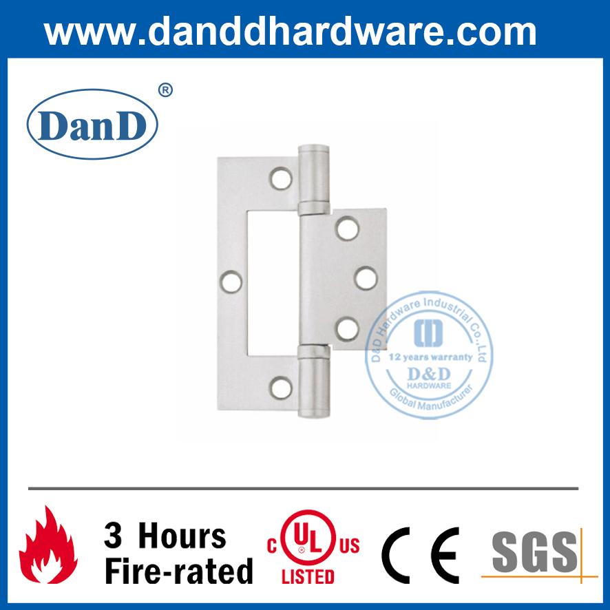 What is the difference between flush hinge and flat hinge? danddhardware