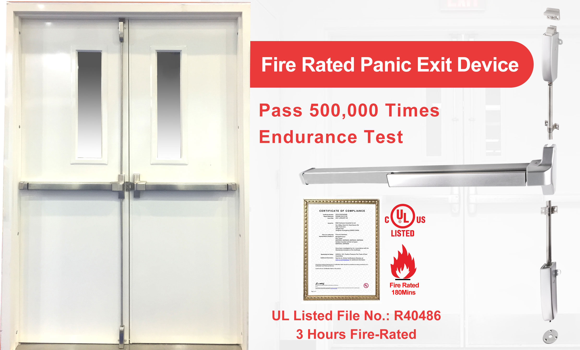 Fire Rated Door Hinges Fire Exit Hardware Fire Door Locks D D 